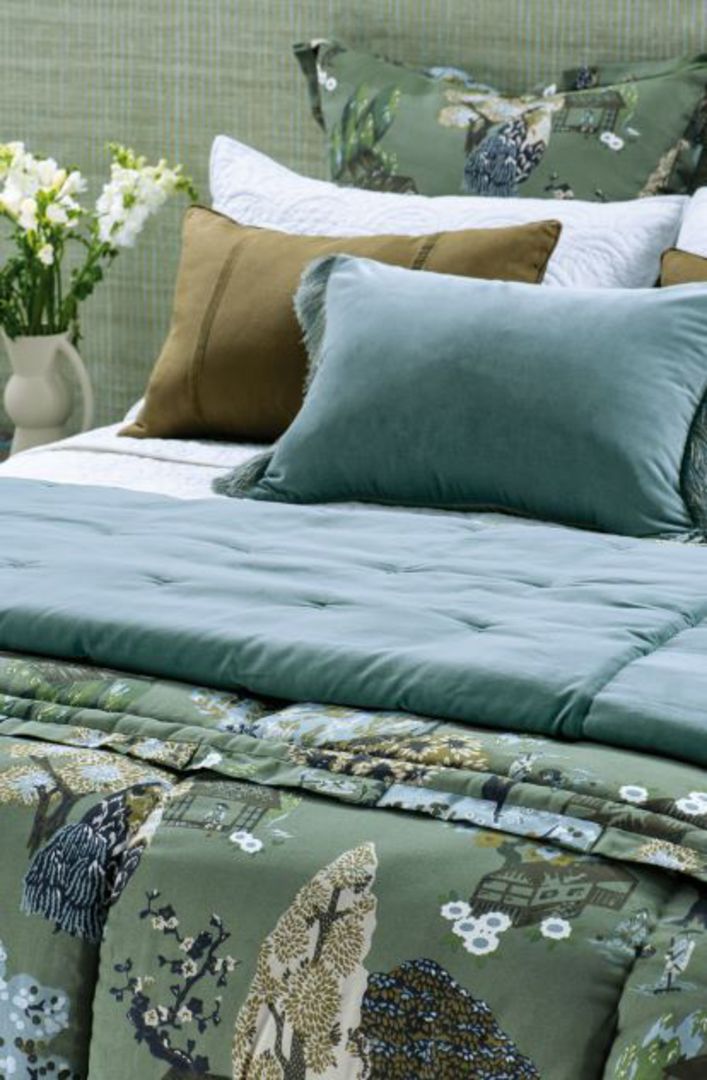 Bianca Lorenne - Tramonto Comforter - (Cushions and Eurocases Sold Separately) - Lagoon image 0